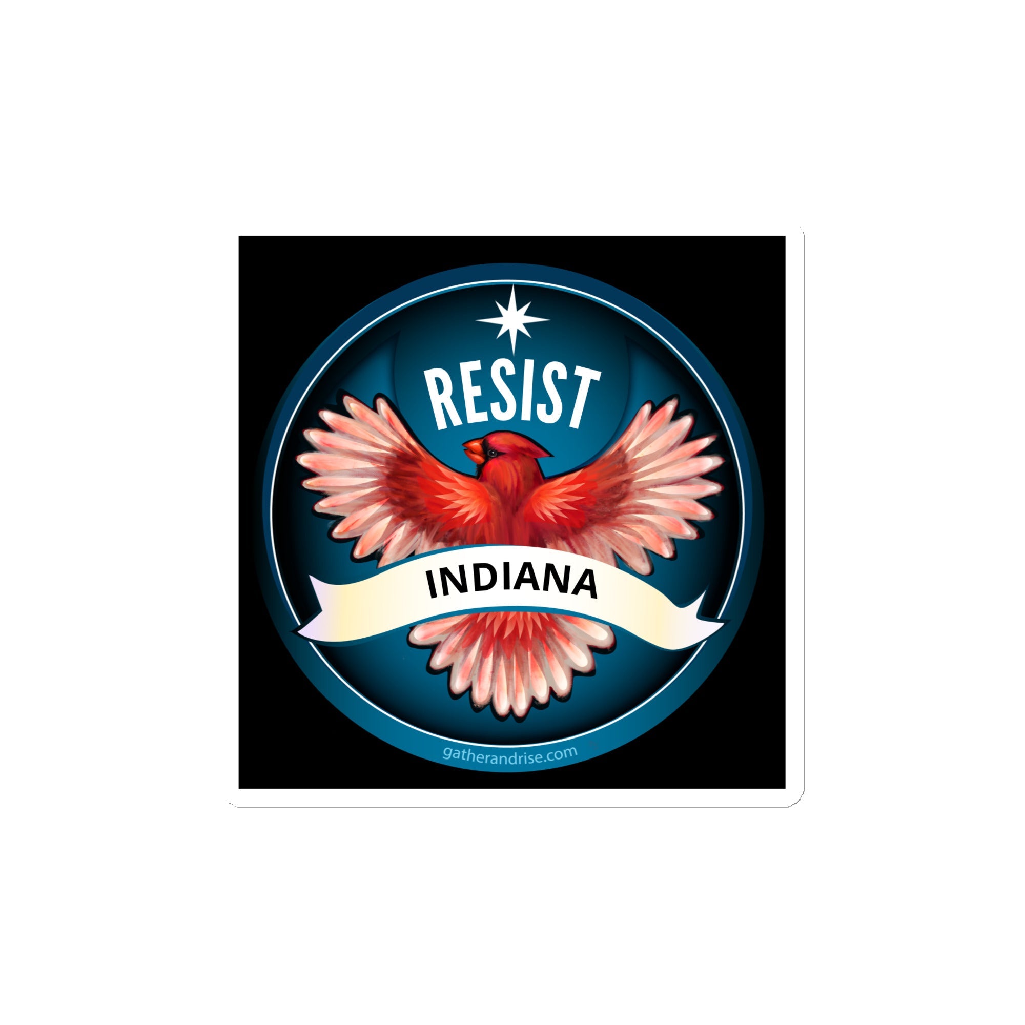 Rebel Resist State Bird Magnet