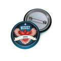 Rebel Resist Cardinal State Bird Of Ohio Pin