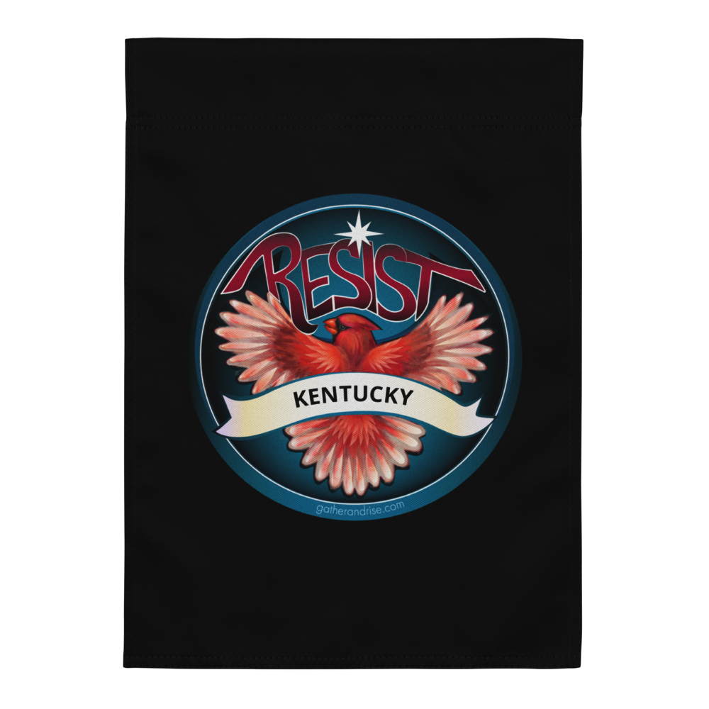 Kentucky Rebel Bird Cardinal Flag