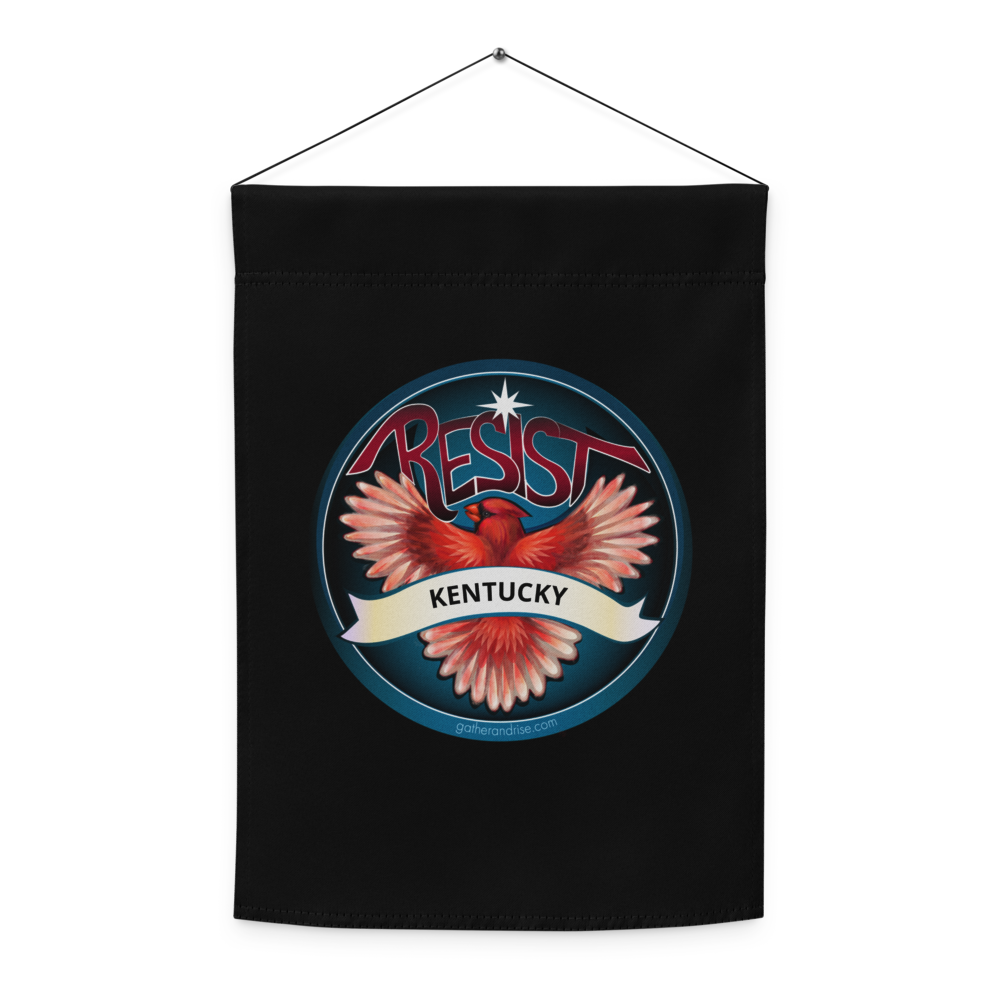 Kentucky Rebel Bird Cardinal Flag