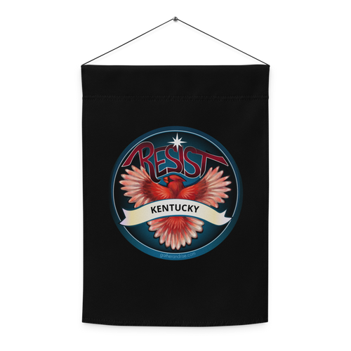 Kentucky Rebel Bird Cardinal Flag