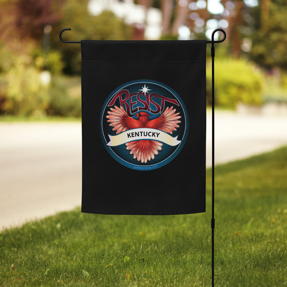 Kentucky Rebel Bird Cardinal Flag